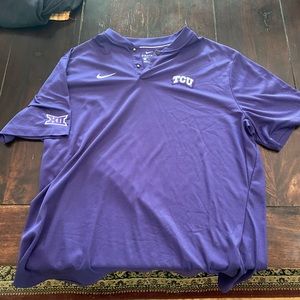 TCU Purple Dri-Fit Dress Shirt XL